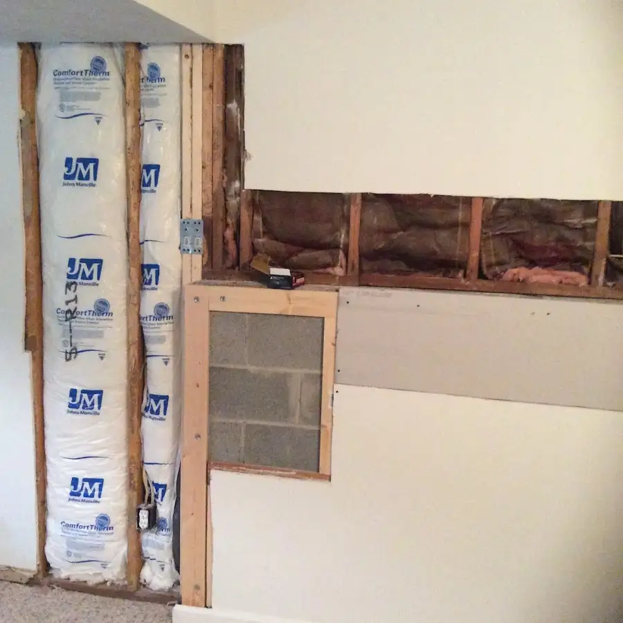 Wall insulation replacement during Structural Drying in Columbus